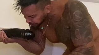 HARDCORE SEX AND DEEP THROAT with giant dildo - VIKTOR ROM - - Aaronmax - BBC LATINO MAN skinny boy big muscle porn video